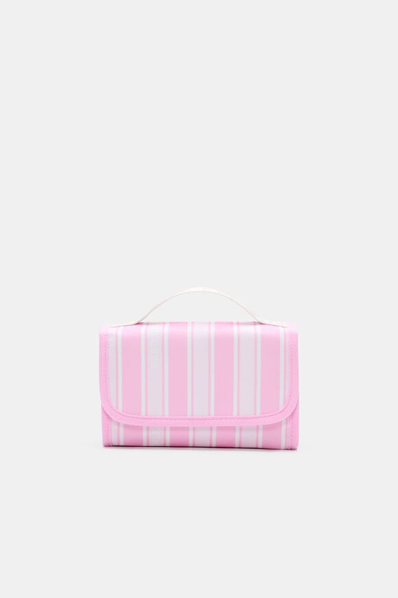 Stripe Cos Bag  Pink Multi  hi-res