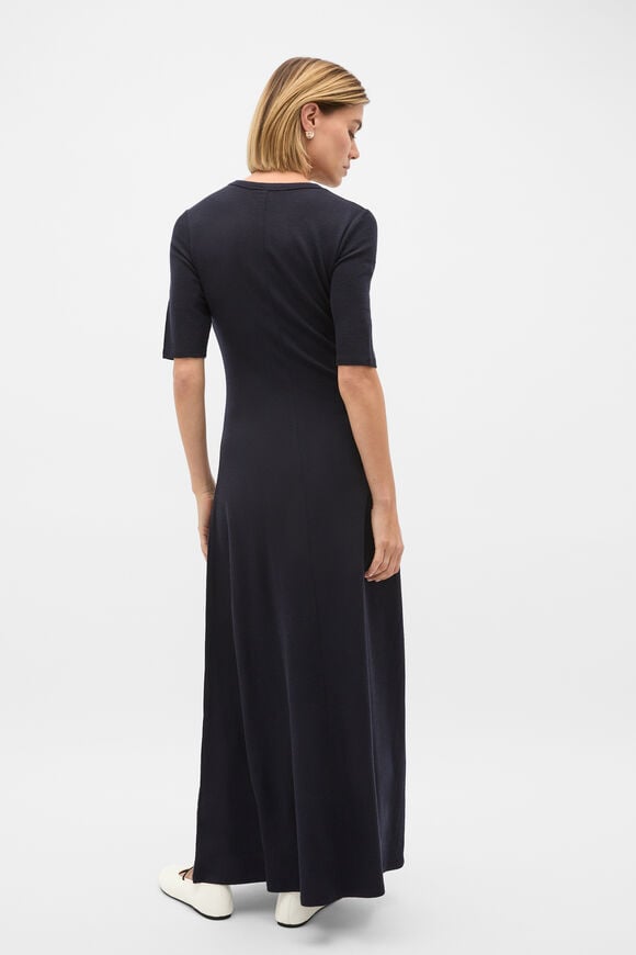 Merino Wool Maxi Dress  Twilight Blue  hi-res