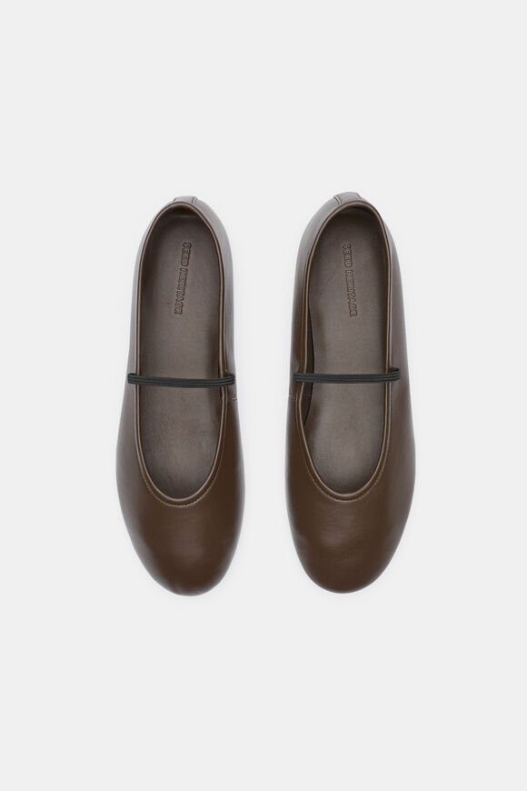 Ariel Ballet Flat  Chocolate  hi-res