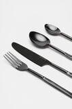 Atlas Cutlery Set of 16  Black  hi-res