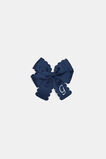 Grosgrain Initial Bow Duck Clip  G  hi-res