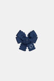Grosgrain Initial Bow Duck Clip  O  hi-res