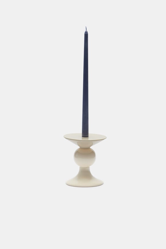 Tall Taper Candle Set of 2  Vintage Indigo  hi-res