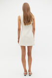 Wool Crepe Mini Dress  Cloud Cream  hi-res