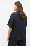 Textured Satin Tee  Twilight Blue  hi-res