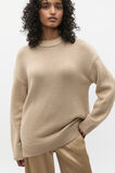 Slouch Crew Neck Twist Knit  Rye Twist  hi-res