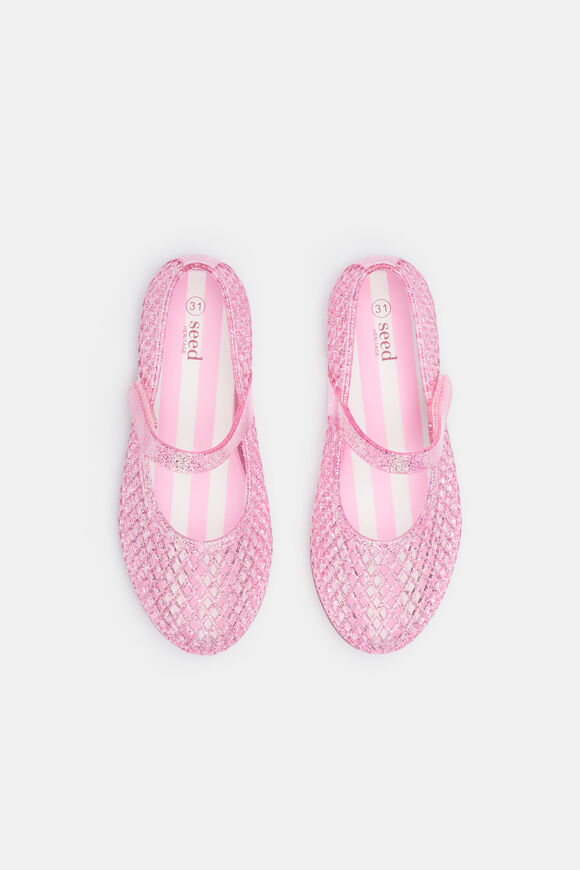 Cage Jelly Ballet  Pink Glitter  hi-res