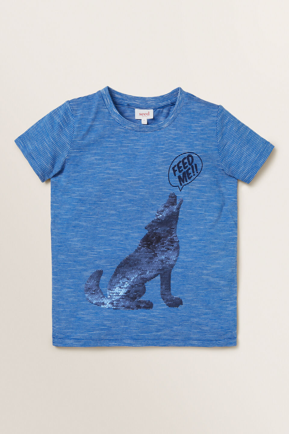 Wolf Flip Sequin Tee  