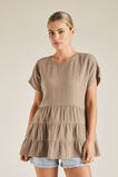Tiered Cheesecloth Top    hi-res