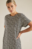 Animal Print Tee Dress    hi-res