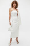 Boucle Strapless Midi Dress  Cloud Cream  hi-res