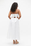 Basque Waist Circle Skirt  Whisper White  hi-res