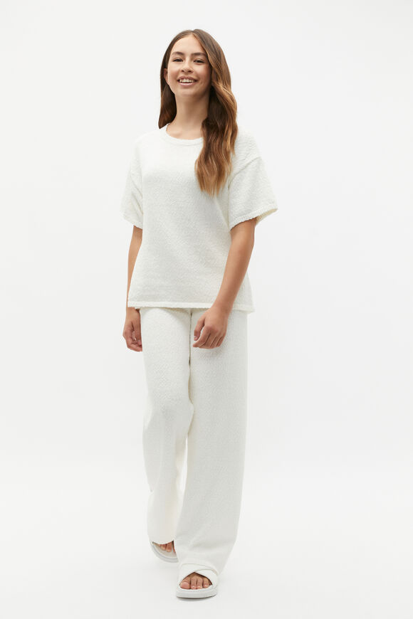 Straight Knit Pant  Light Cream  hi-res