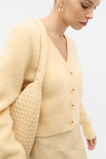 Lofty Button Knit Cardigan  Marzipan Marle  hi-res