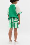 Core Stripe Track Short  Denver Green  hi-res