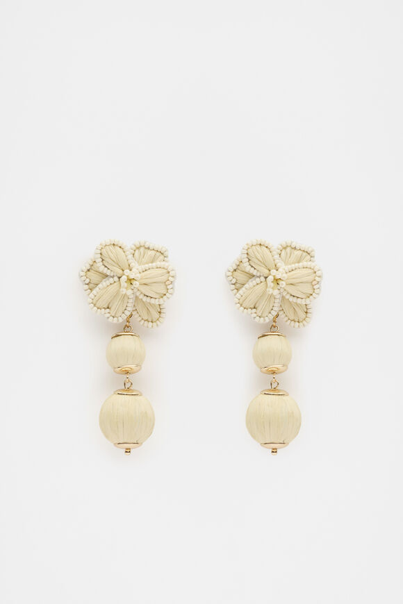 Bloom Orb Earring  Natural  hi-res