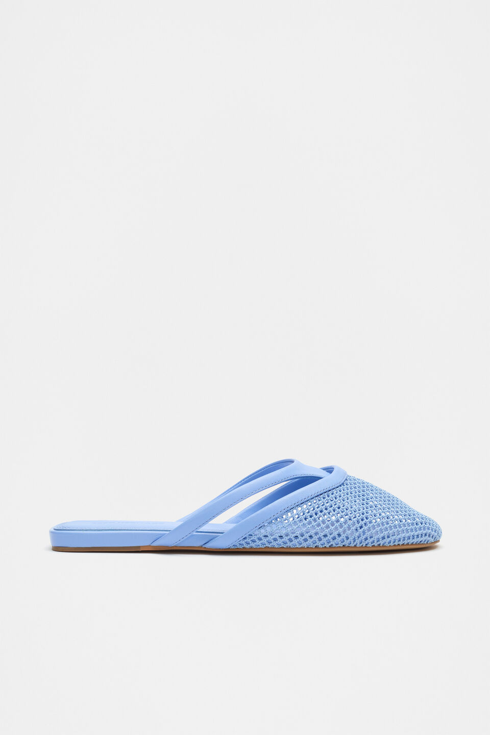 Anya Mesh Mule  Cornflower Blue
