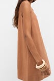 Linen V Neck Mini Dress  Copper  hi-res