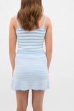 Stripe Knit Skirt  Cloud Blue  hi-res