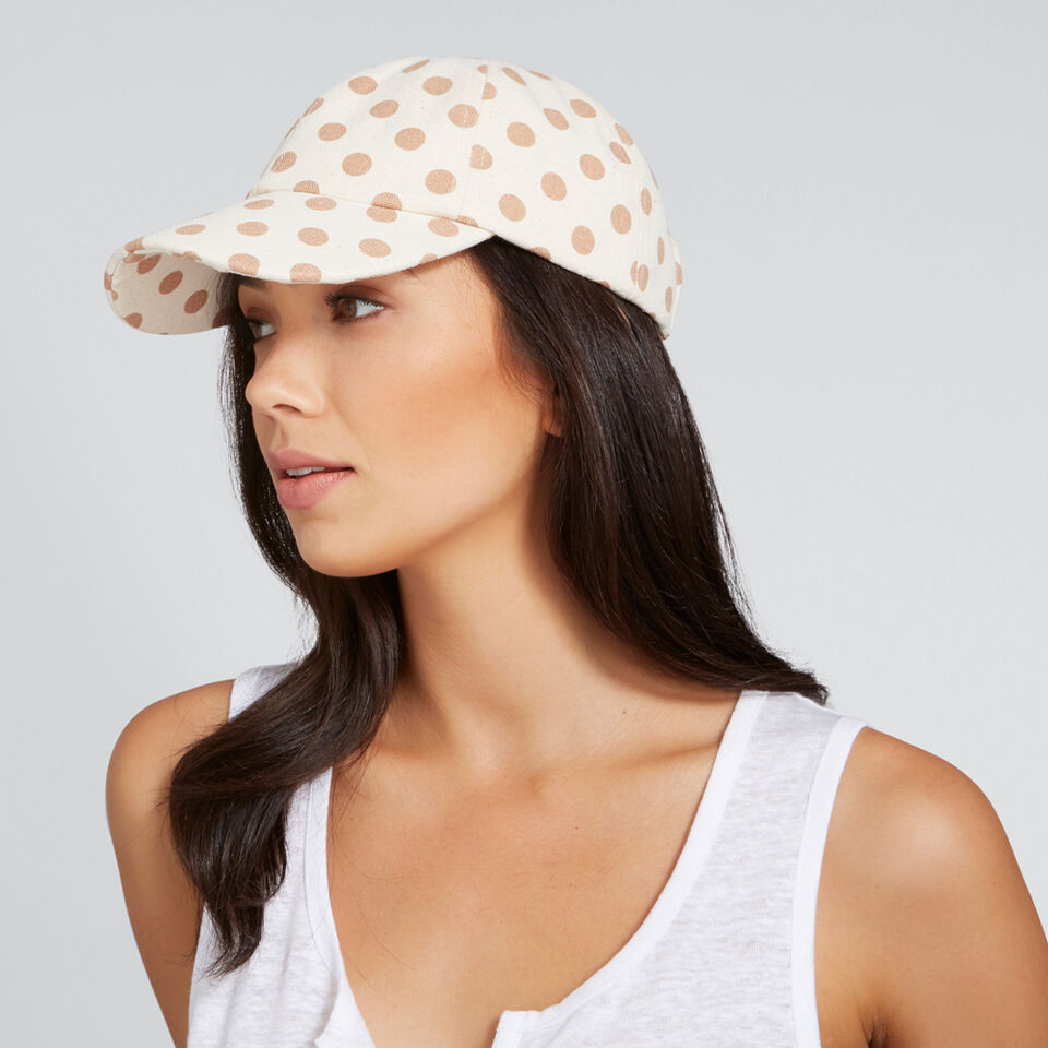Spot Print Cap  