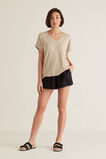 Linen Relaxed Short    hi-res