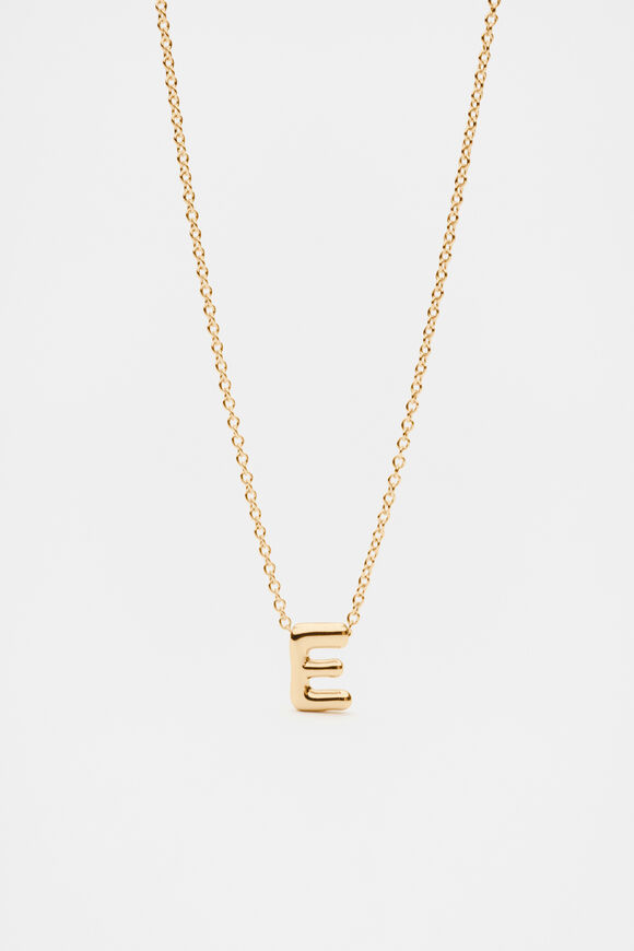 Bubble Letter Necklace  E  hi-res