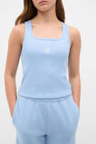 Square Neck Logo Tank  Cloud Blue  hi-res