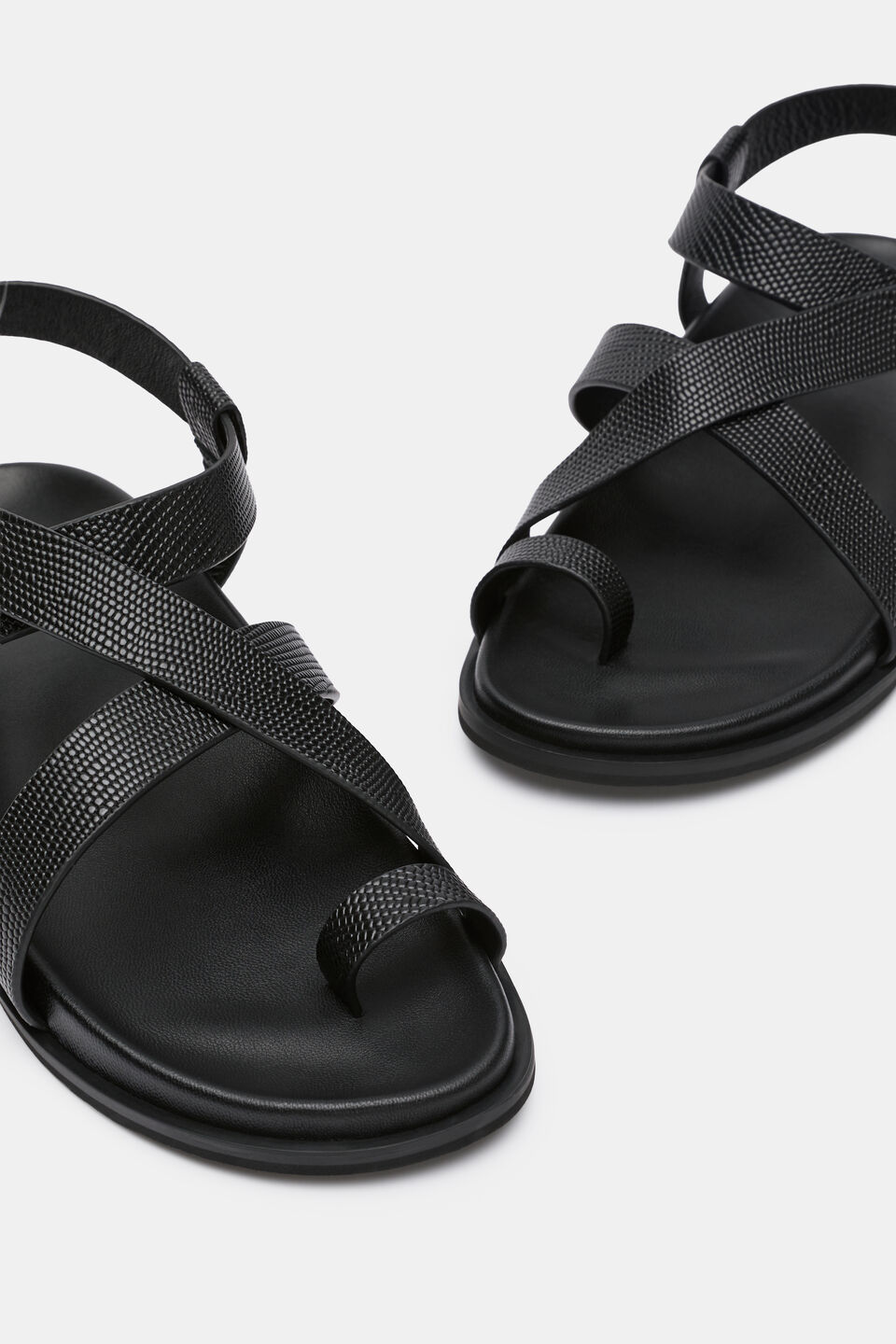 Tori Footbed Sandal  Black