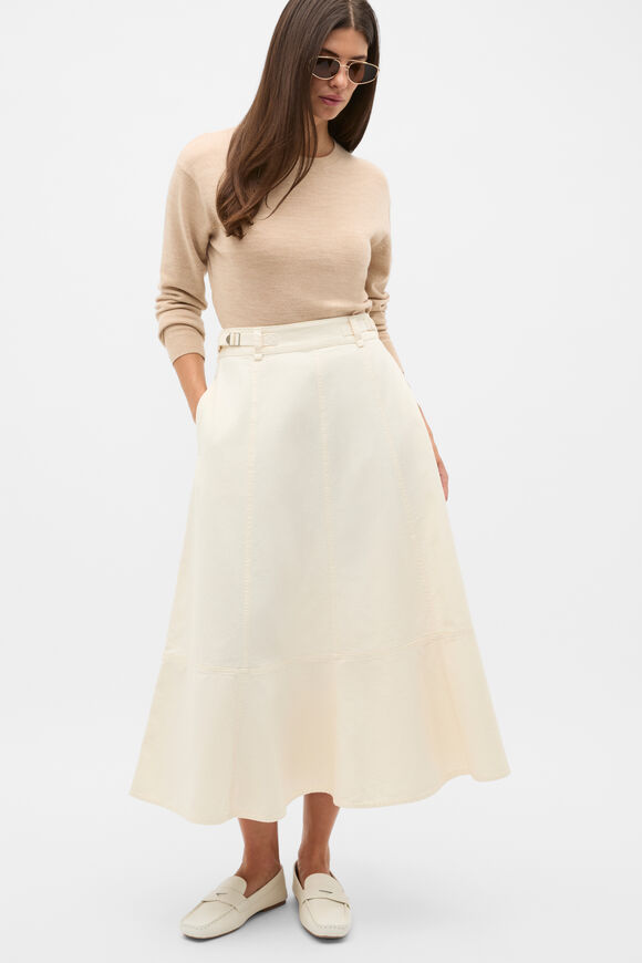 Australian Merino Pullover  Sandstone Marle  hi-res