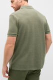 Textured Polo  Olive Multi  hi-res