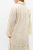 Voile Oversized Blouson Shirt  Tofu  hi-res