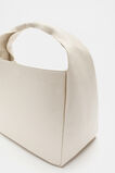 Leather Curved Tote  Tofu  hi-res