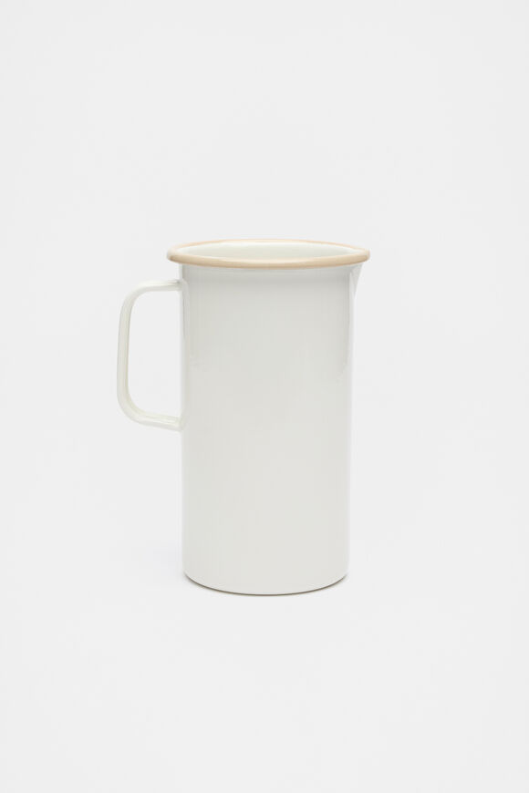 Loretta Enamel Jug  Cloud Cream  hi-res