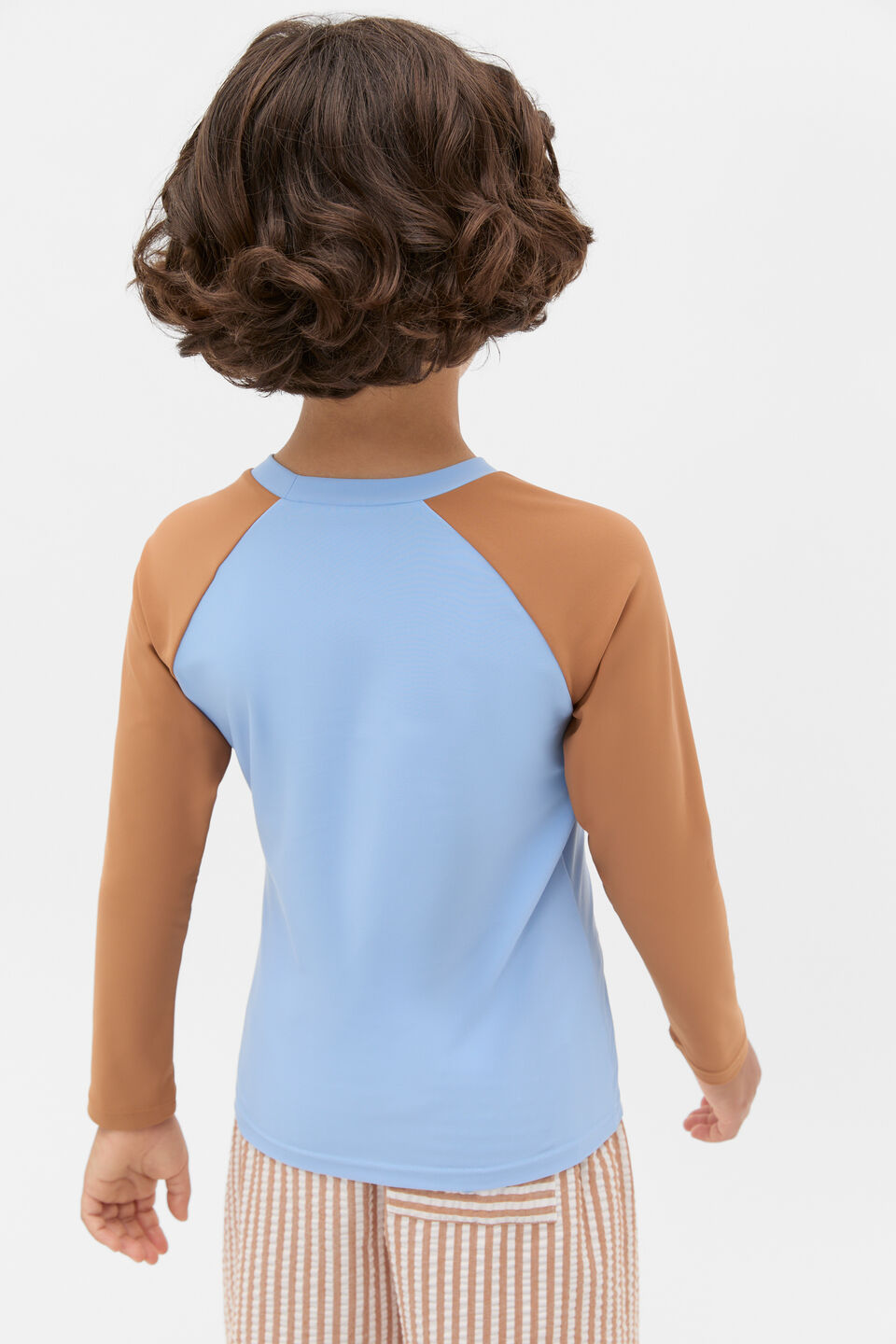 Colourblock Rashvest  Cloud Blue