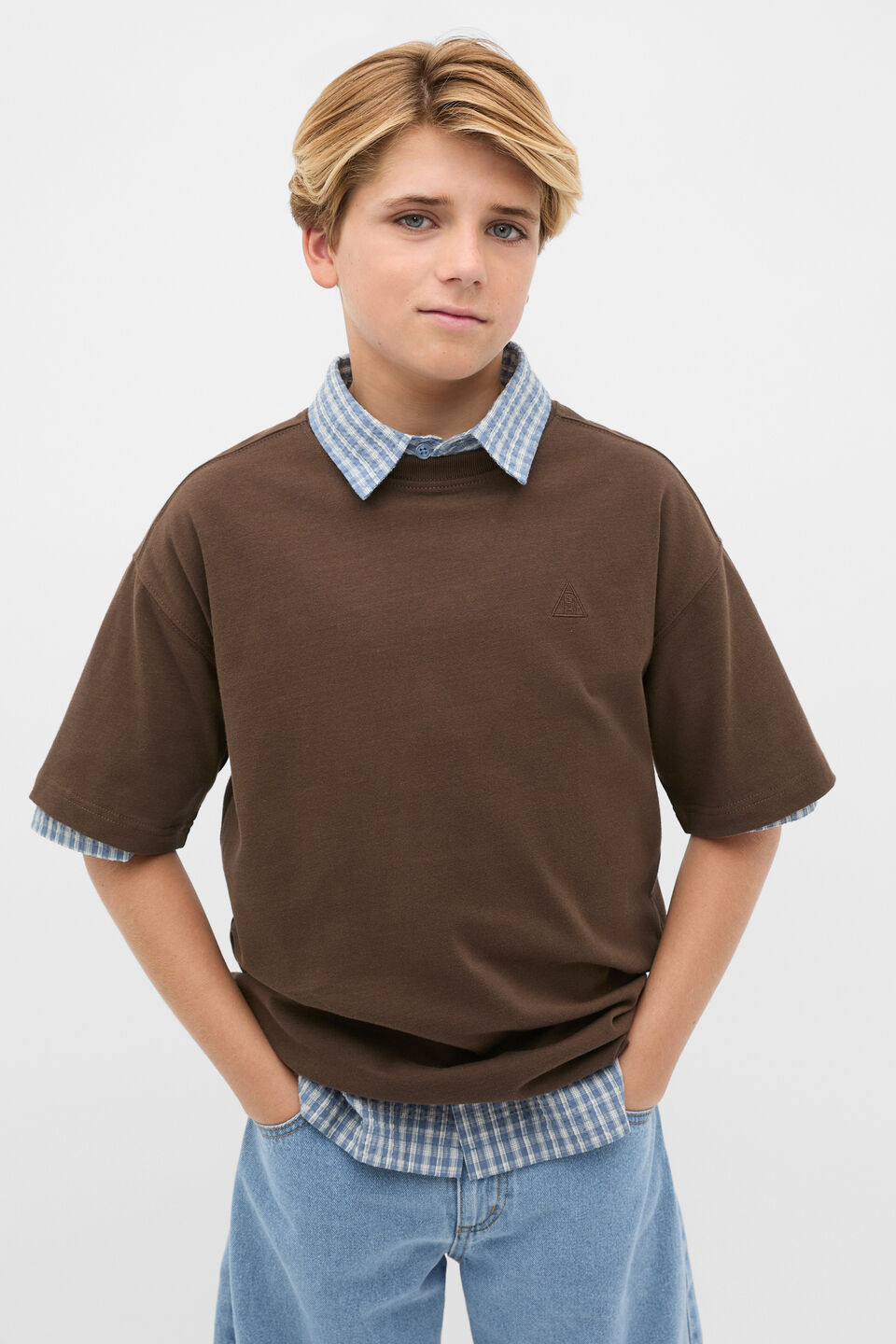 Essential Tee  Chocolate