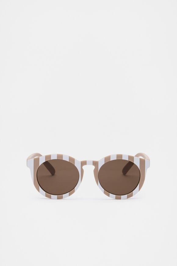 Child Stripe Sunglasses  Biscotti  hi-res
