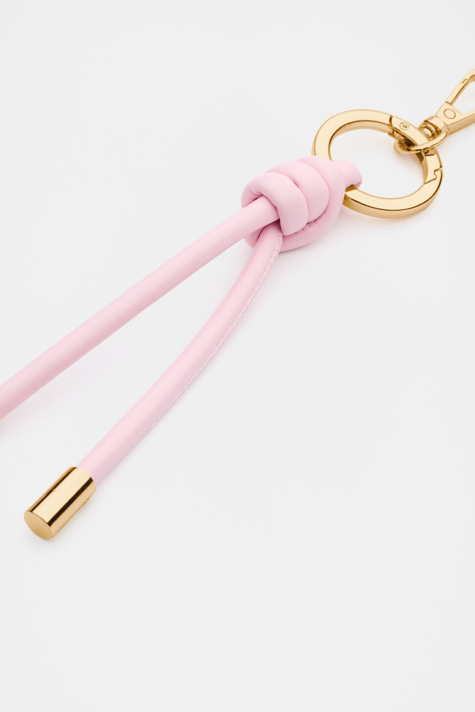 Knot Detail Keyring  Fairy Floss