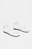 Addison Flat Sandal  White  hi-res