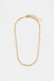 Pearl Station Double Necklace  Gold  hi-res