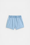 Denim Button Short  Light Wash  hi-res