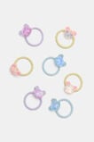 Mini Bear Hair Bobbles  Multi  hi-res