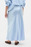 Satin Maxi Bias Skirt  Arctic Blue  hi-res