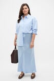 Satin Maxi Bias Skirt  Arctic Blue  hi-res