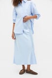 Satin Maxi Bias Skirt  Arctic Blue  hi-res