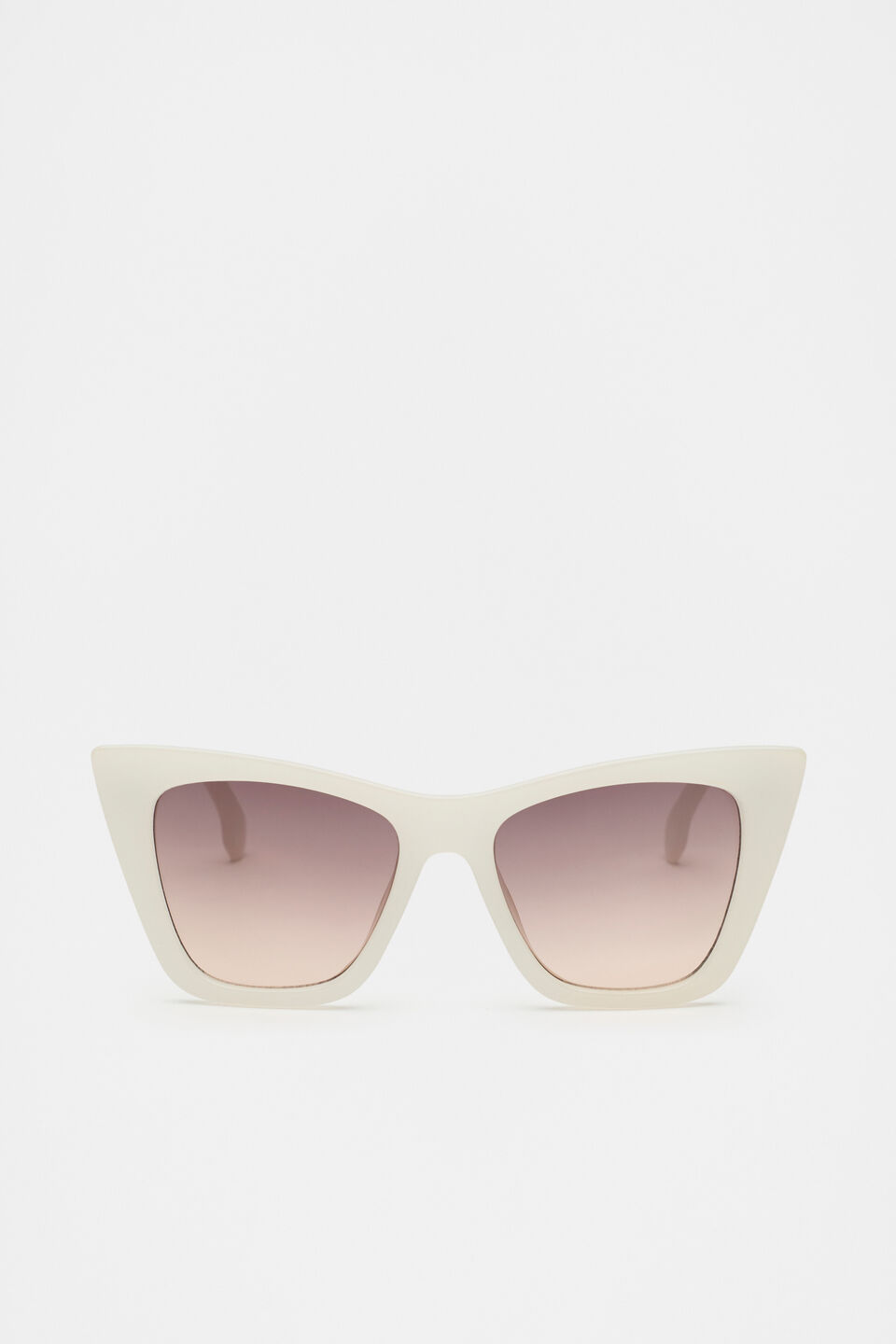Paola Designer Catseye Sunglasses  Cream