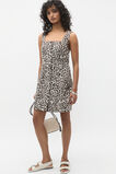 Linen Ocelot Button Down Mini Dress  Ocelot  hi-res