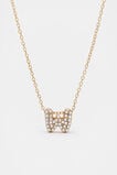 Initial Jewel Bubble Necklace  W  hi-res