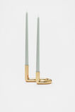Jude Twin Candle Holder  Gold  hi-res