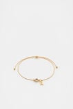 Stone Drop Initial Bracelet  R  hi-res