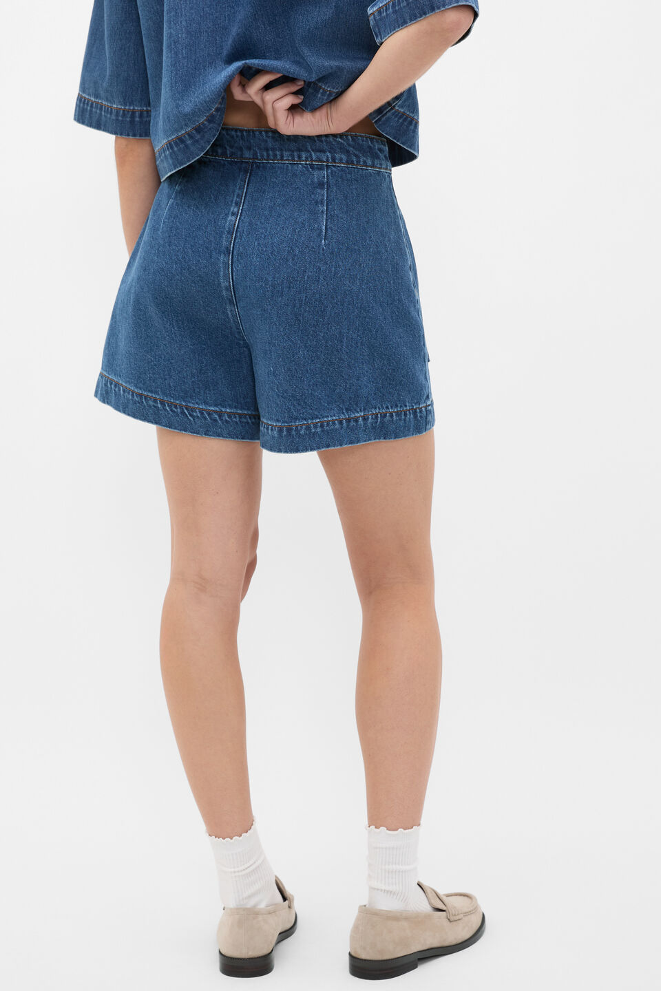 Patch Pocket Cotton Short  Heritage Wash